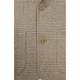 Eleventy Giacca tinta unita con Finta Felpa Beige per Bambino EX2Q24 BEIGE ELEVENTY 