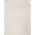 Eleventy Felpa Bicolore con Cappuccio Bianco/Beige per Bambina EX4P30 BIANCO/BEIGE ELEVENTY 