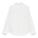 Eleventy Camicia tinta unita con Fantasia A Righe Bianco per Bambina EX5P00 BIANCO ELEVENTY 