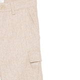 Eleventy Pantalone tinta unita con Microfantasia Beige per Bambino EX6P40I0285 BEIGE ELEVENTY 
