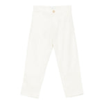 Eleventy Pantalone tinta unita con Tasche Americane Panna per Bambino EX6P50I0233 PANNA ELEVENTY 