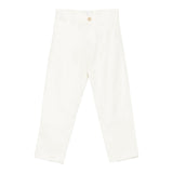 Eleventy Pantalone tinta unita con Tasche Americane Panna per Bambino EX6P50I0233 PANNA ELEVENTY 