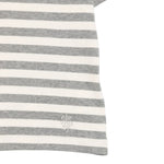 Eleventy T-Shirt Bicolore con Fantasia A Righe Panna/Grigio per Bambino EX8P01J0519 PANNA/GRIGIO ELEVENTY 