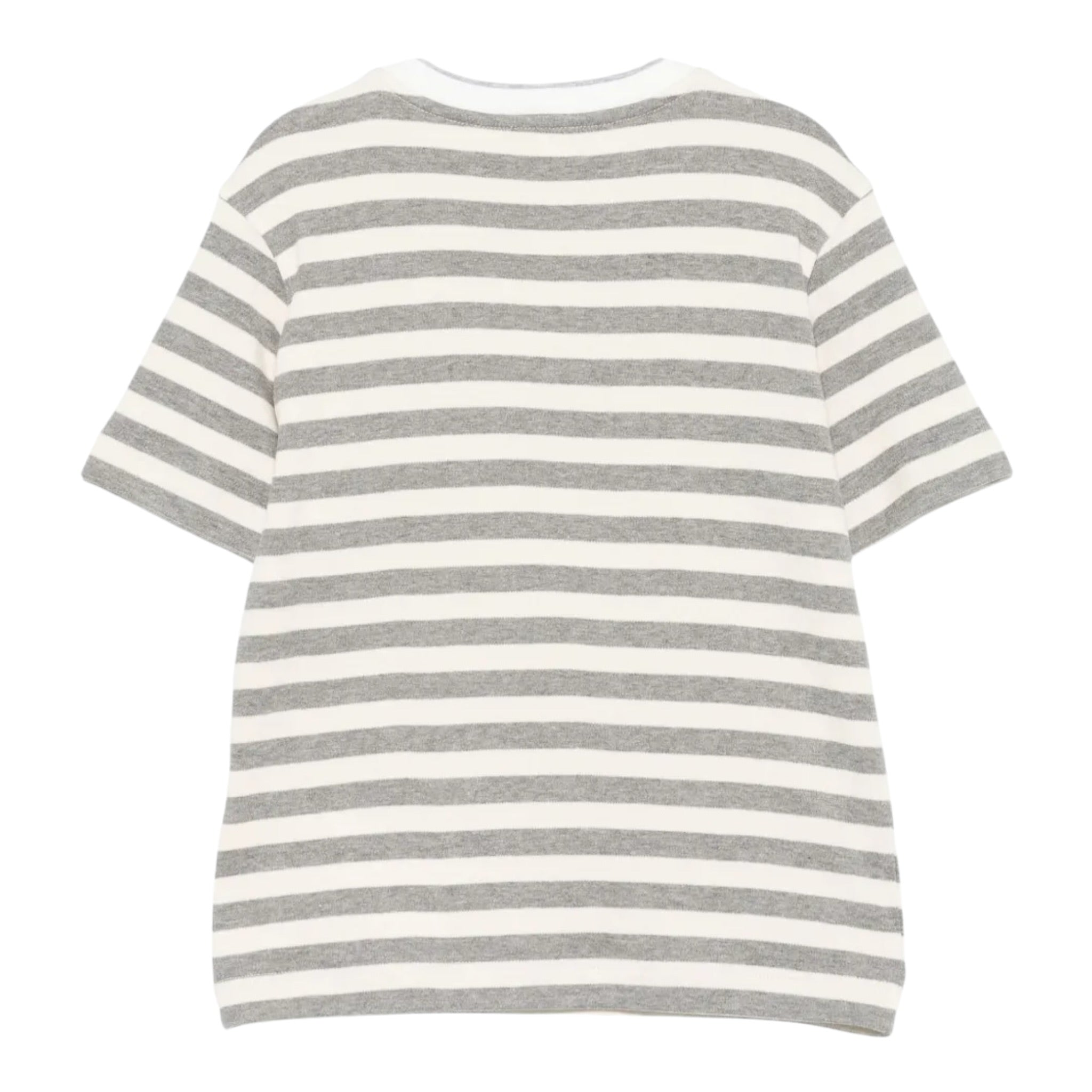 Eleventy T-Shirt tinta unita con Fantasia A Righe Panna per Bambina EX8P01 PANNA ELEVENTY 