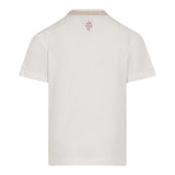 Eleventy T-Shirt Bicolore con Stampa Bianco per Bambino EX8P31 BIANCO ELEVENTY 