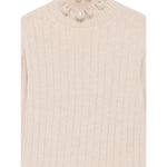 Eleventy Maglia Mezzo Collo tinta unita Beige per Bambina EX9A00 BEIGE ELEVENTY 