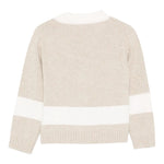 Eleventy Cardigan tinta unita Scollo A V Beige per Bambino EX9P60X BEIGE ELEVENTY 