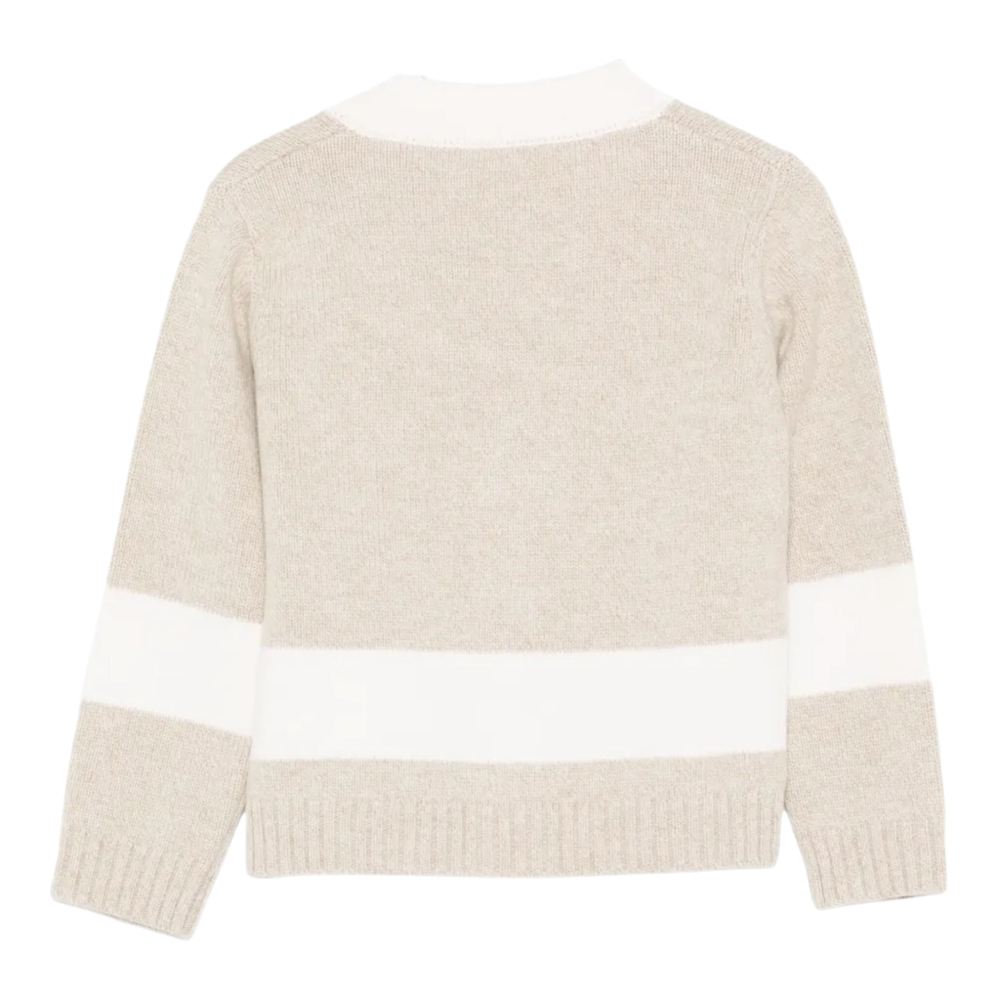 Eleventy Cardigan tinta unita Scollo A V Beige per Bambino EX9P60X BEIGE ELEVENTY 