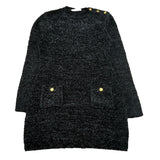 Elisabetta Franchi Abito Manica Lunga Tinta Nita Nero per Bambina EFAB640X NERO ELISABETTA FRANCHI 