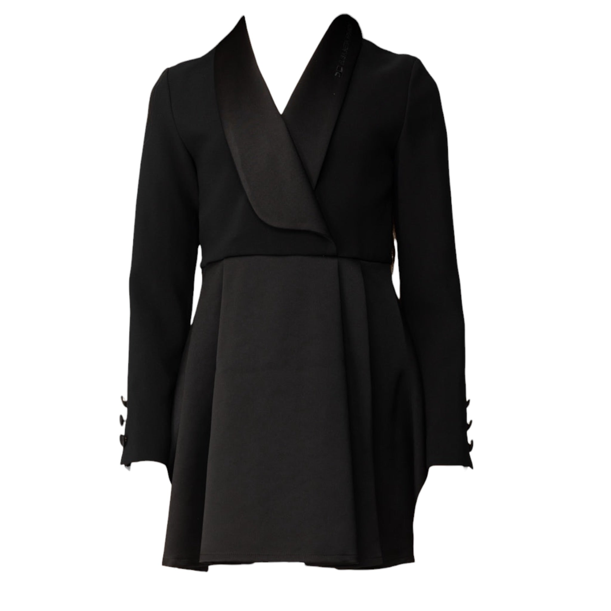 Elisabetta Franchi Abito tinta unita Manica Lunga Nero per Bambina EFAB645 NERO ELISABETTA FRANCHI 
