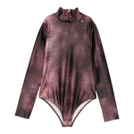 Elisabetta Franchi Body tinta unita con Fantasia Bordeaux per Bambina EFBD006 BORDEAUX ELISABETTA FRANCHI 