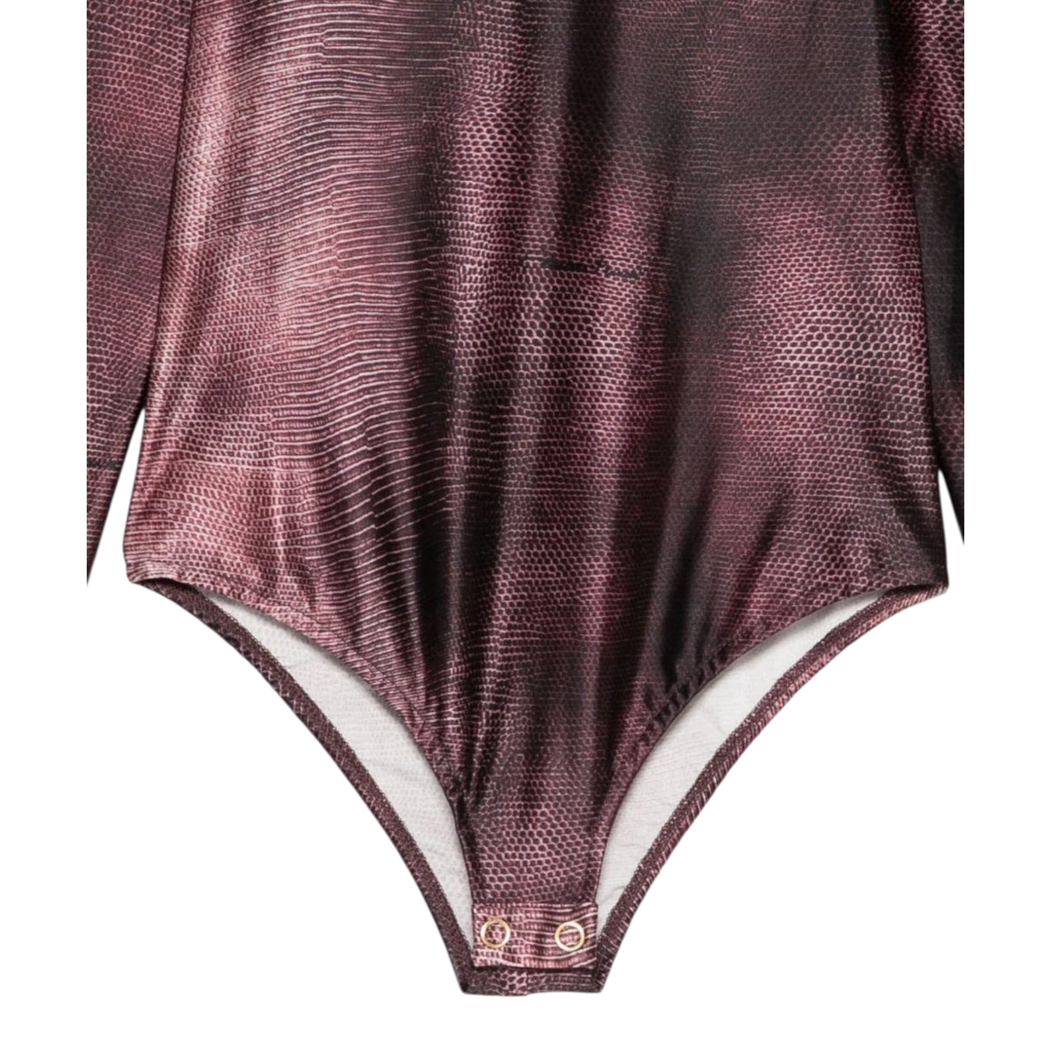 Elisabetta Franchi Body tinta unita con Fantasia Bordeaux per Bambina EFBD006 BORDEAUX ELISABETTA FRANCHI 