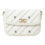 Elisabetta Franchi Borsa tinta unita con Loghi Panna per Bambina EFBO096 PANNA ELISABETTA FRANCHI 