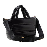 Elisabetta Franchi Borsa tinta unita con Logo Nero per Bambina EFBO098 NERO ELISABETTA FRANCHI 
