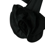 Elisabetta Franchi Camicia Manica Lunga tinta unita con Rouches Nero per Bambina EFCA207 NERO ELISABETTA FRANCHI 
