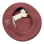 Elisabetta Franchi Cappello tinta unita con Logo Rosa per Bambina EFCP028 ROSA ELISABETTA FRANCHI 