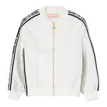 Elisabetta Franchi Felpa con Zip E Cappuccio tinta unita Panna per Bambina EFFE139 PANNA ELISABETTA FRANCHI 