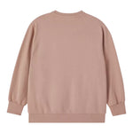 Elisabetta Franchi Felpa Girocollo tinta unita con Brillantini Rosa per Bambina EFFE151XX ROSA ELISABETTA FRANCHI 