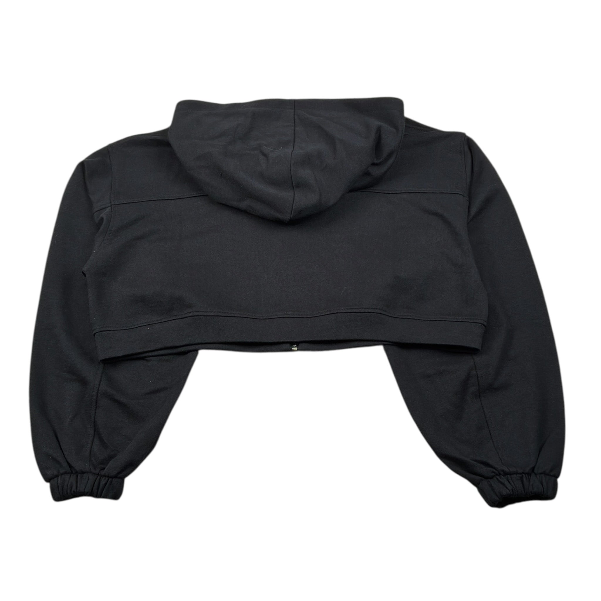 Elisabetta Franchi Felpa con Zip E Cappuccio tinta unita Nero per Bambina EFFE153 NERO ELISABETTA FRANCHI 