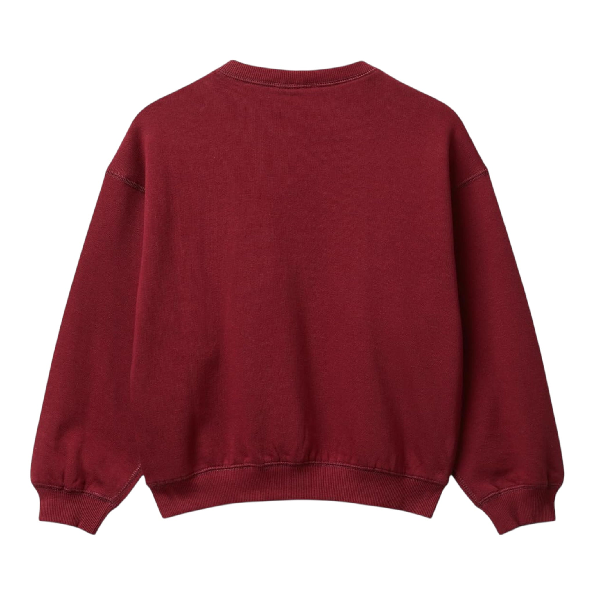 Elisabetta Franchi Felpa Chiusa Girocollo tinta unita Bordeaux per Bambina EFFE158X BORDEAUX ELISABETTA FRANCHI 