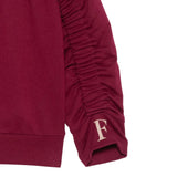 Elisabetta Franchi Felpa Chiusa Girocollo tinta unita Bordeaux per Bambina EFFE159 BORDEAUX ELISABETTA FRANCHI 