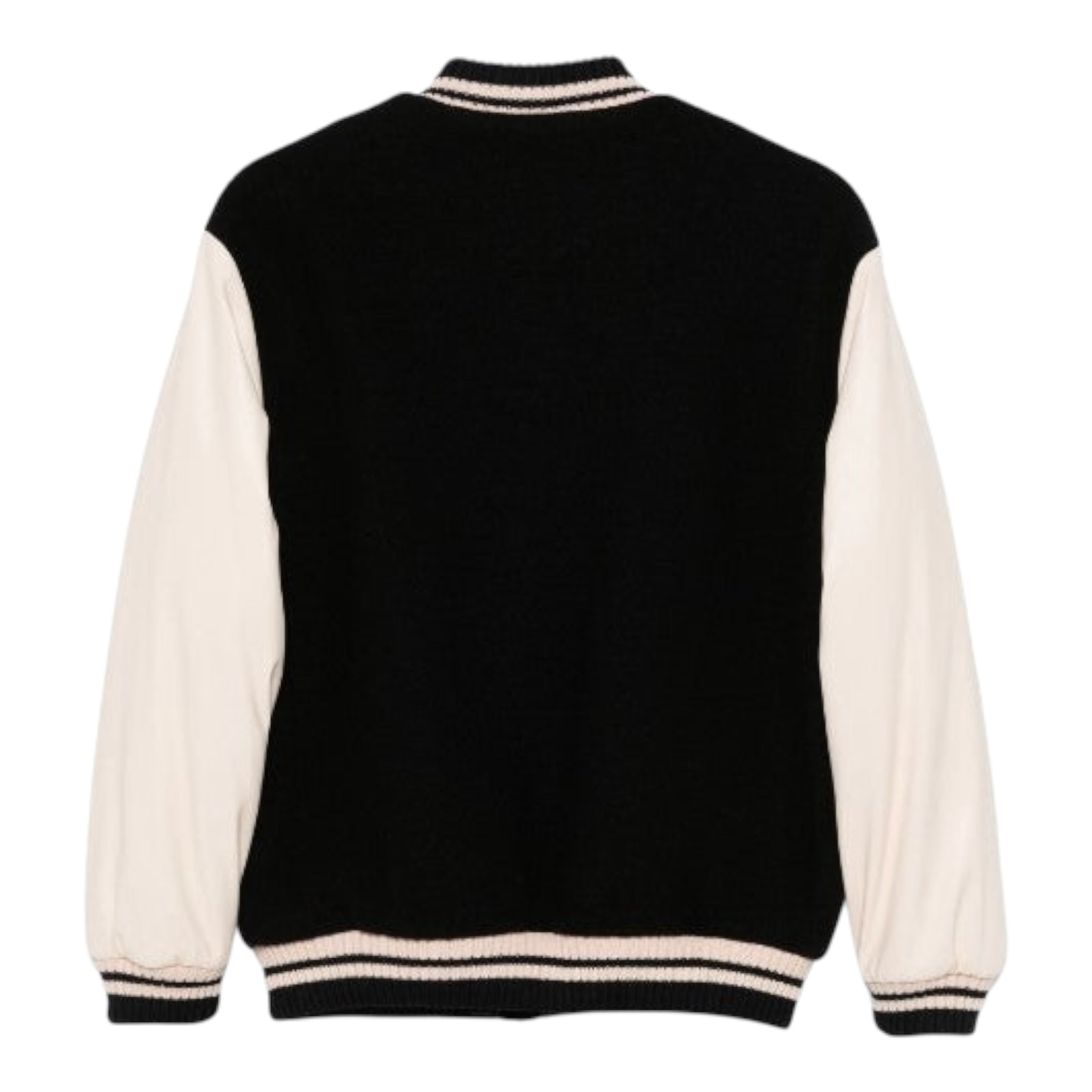Elisabetta Franchi Giubbino Modello College tinta unita con Maniche In Contrasto Nero per Bambina EFGB122 NERO ELISABETTA FRANCHI 