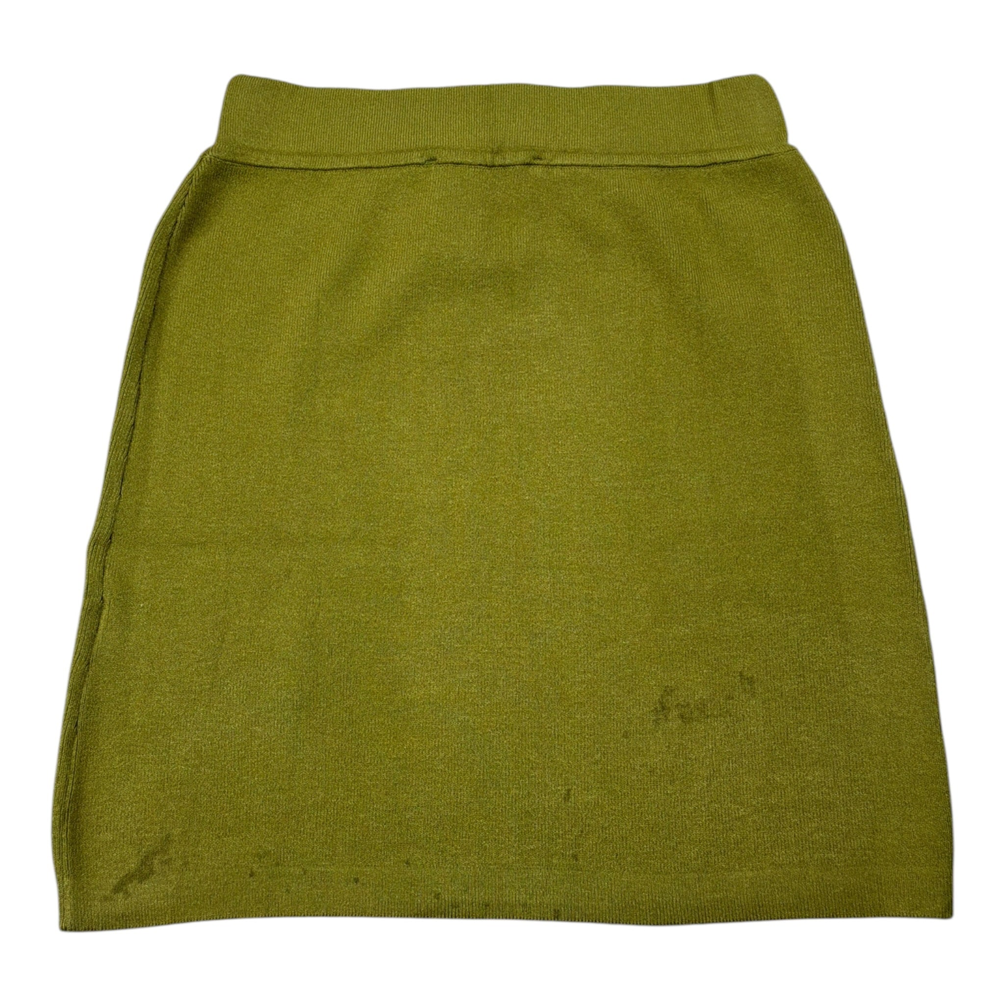 Elisabetta Franchi Gonna tinta unita con Brillantini Verde per Bambina EFGO194 VERDE ELISABETTA FRANCHI 