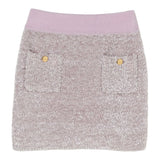 Elisabetta Franchi Gonna tinta unita con Elastico In Vita Rosa per Bambina EFGO195XX ROSA ELISABETTA FRANCHI 