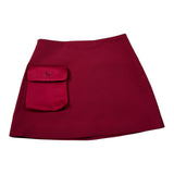 Elisabetta Franchi Gonna tinta unita con Tascone Bordeaux per Bambina EFGO200X BORDEAUX ELISABETTA FRANCHI 