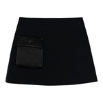 Elisabetta Franchi Gonna tinta unita con Tascone Nero per Bambina EFGO200XXX NERO ELISABETTA FRANCHI 