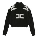 Elisabetta Franchi Maglia Mezzo Collo tinta unita Nero per Bambina EFMA171XXX NERO ELISABETTA FRANCHI 