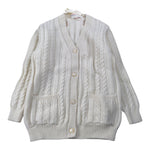 Elisabetta Franchi Cardigan tinta unita con Bottoni Panna per Bambina EFMA172 PANNA ELISABETTA FRANCHI 