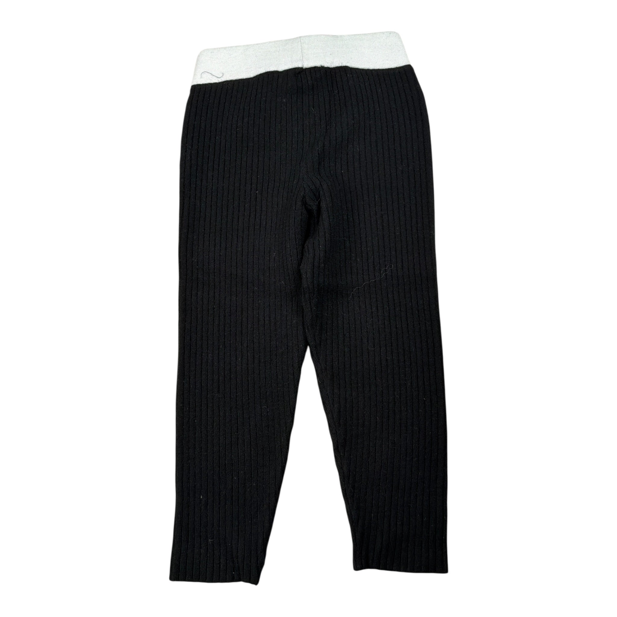 Elisabetta Franchi Leggins tinta unita con Logo Nero per Bambina EFPA301 NERO ELISABETTA FRANCHI 