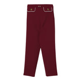 Elisabetta Franchi Pantalone tinta unita con Elastico In Vita Bordeaux per Bambina EFPA302 BORDEAUX ELISABETTA FRANCHI 