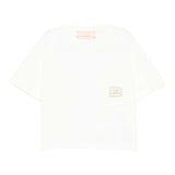 Elisabetta Franchi T-Shirt Girocollo tinta unita con Taschino Bianco per Bambina EFTS243 BIANCO ELISABETTA FRANCHI 
