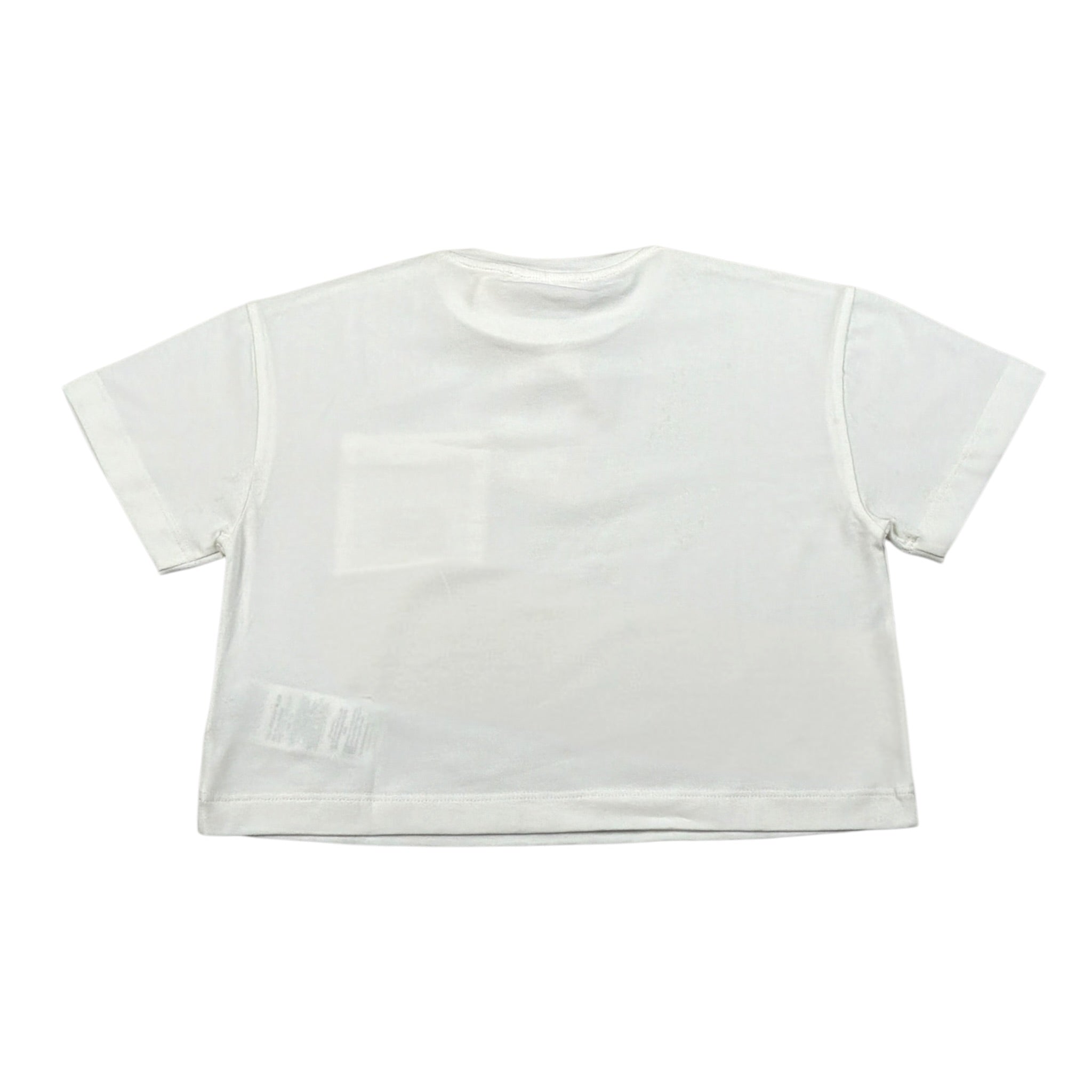 Elisabetta Franchi T-Shirt Girocollo tinta unita con Taschino Bianco per Bambina EFTS243 BIANCO ELISABETTA FRANCHI 