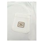 Elisabetta Franchi T-Shirt Girocollo tinta unita con Taschino Bianco per Bambina EFTS243 BIANCO ELISABETTA FRANCHI 