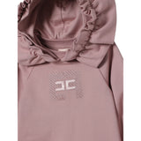 Elisabetta Franchi Abito Manica Lunga tinta unita con Cappuccio Rosa per Neonata EGAB212 ROSA ELISABETTA FRANCHI 