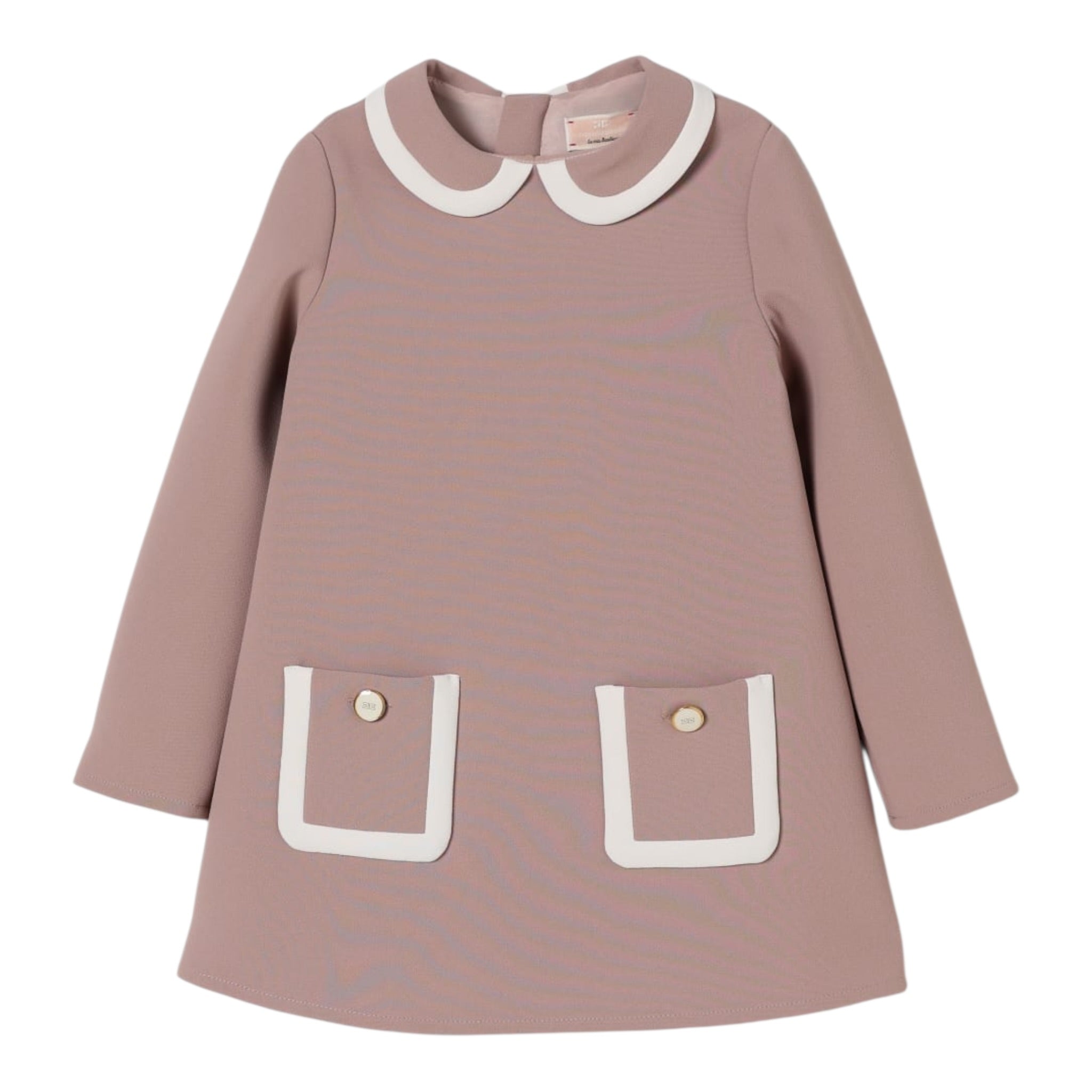 Elisabetta Franchi Abito Manica Lunga tinta unita Rosa per Neonata EGAB215N ROSA ELISABETTA FRANCHI 
