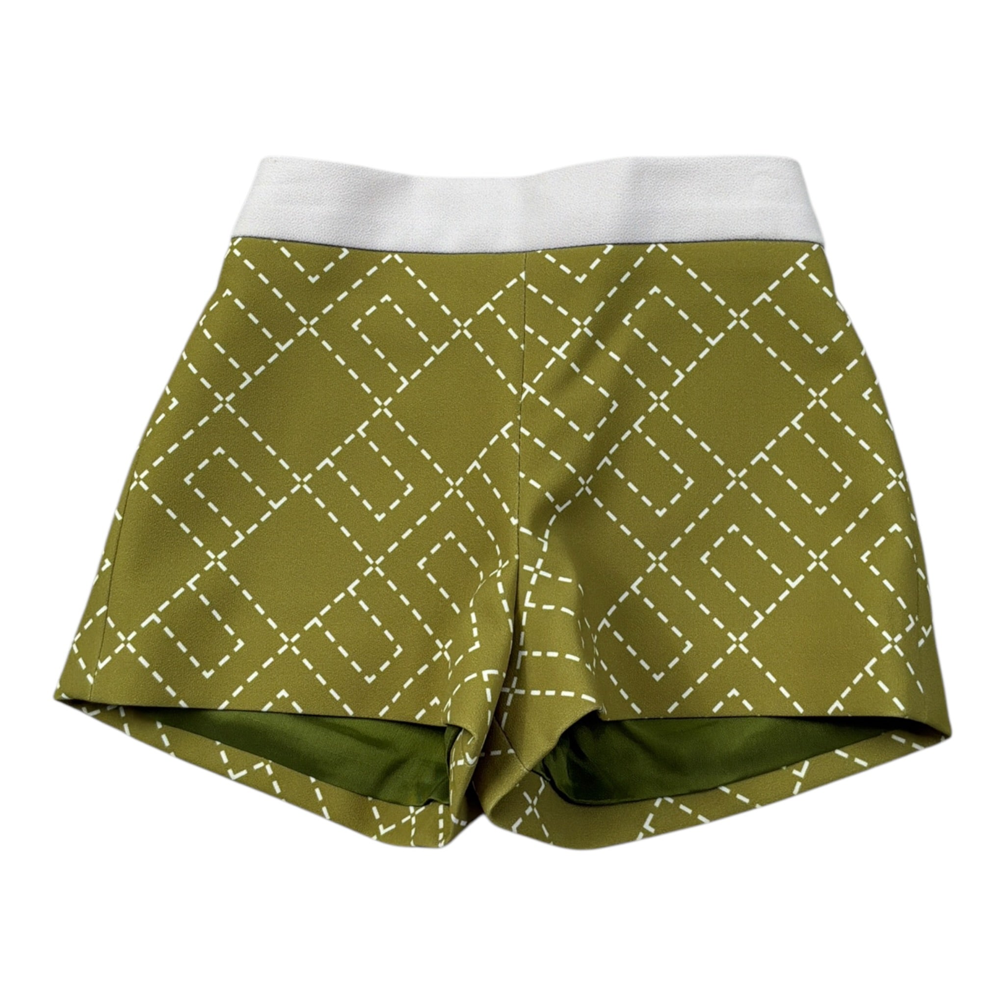 Elisabetta Franchi Short tinta unita con Stampa Verde per Neonata EGBE024 VERDE ELISABETTA FRANCHI 