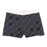 Elisabetta Franchi Short tinta unita con Stampa Nero per Neonata EGBE024X NERO ELISABETTA FRANCHI 