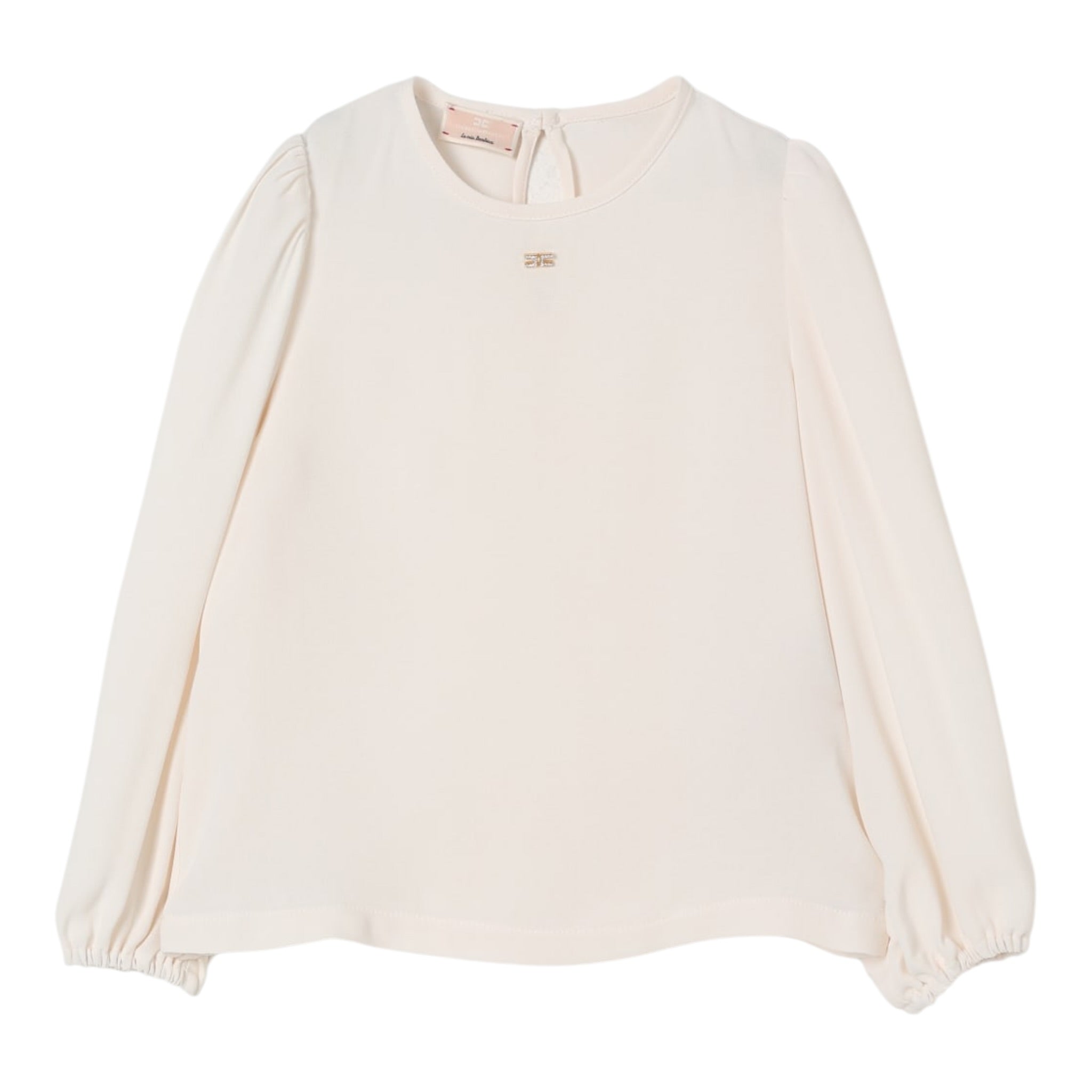 Elisabetta Franchi Camicia Manica Lunga tinta unita Rosa per Neonata EGCA044 ROSA ELISABETTA FRANCHI 