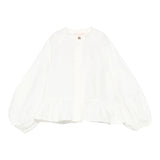 Elisabetta Franchi Camicia Manica Lunga tinta unita Bianco per Neonata EGCA049 BIANCO ELISABETTA FRANCHI 