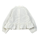 Elisabetta Franchi Camicia Manica Lunga tinta unita Bianco per Neonata EGCA049 BIANCO ELISABETTA FRANCHI 