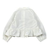 Elisabetta Franchi Camicia Manica Lunga tinta unita Bianco per Neonata EGCA049 BIANCO ELISABETTA FRANCHI 