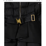 Elisabetta Franchi Giubbino tinta unita Nero per Neonata EGGB036X NERO ELISABETTA FRANCHI 