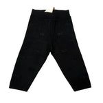 Elisabetta Franchi Leggins In Maglia tinta unita con Brillantini Nero per Neonata EGPA085XX NERO ELISABETTA FRANCHI 