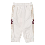 Elisabetta Franchi Pantalone Tuta tinta unita con Logo Panna per Neonata EGPA090 PANNA ELISABETTA FRANCHI 