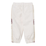 Elisabetta Franchi Pantalone Tuta tinta unita con Logo Panna per Neonata EGPA090 PANNA ELISABETTA FRANCHI 