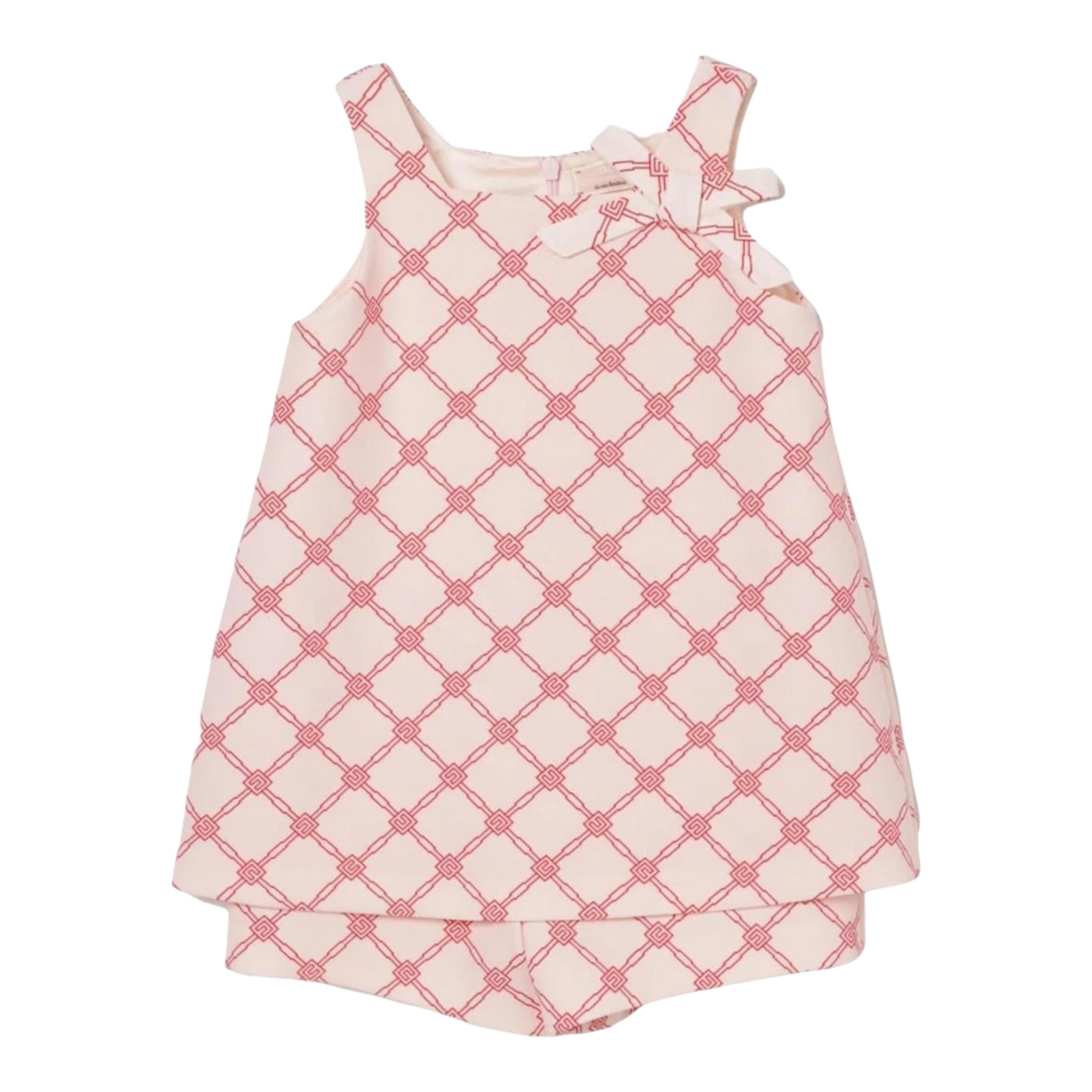 Elisabetta Franchi Tuta Giromanica tinta unita con Loghi Rosa per Bambina EGTA008 ROSA ELISABETTA FRANCHI 